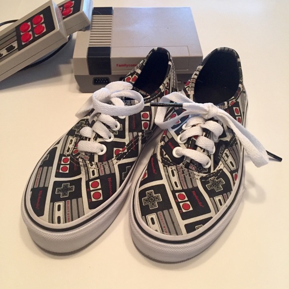Vans Other - Vans Game Over Nintendo Controller Shoes 12.5